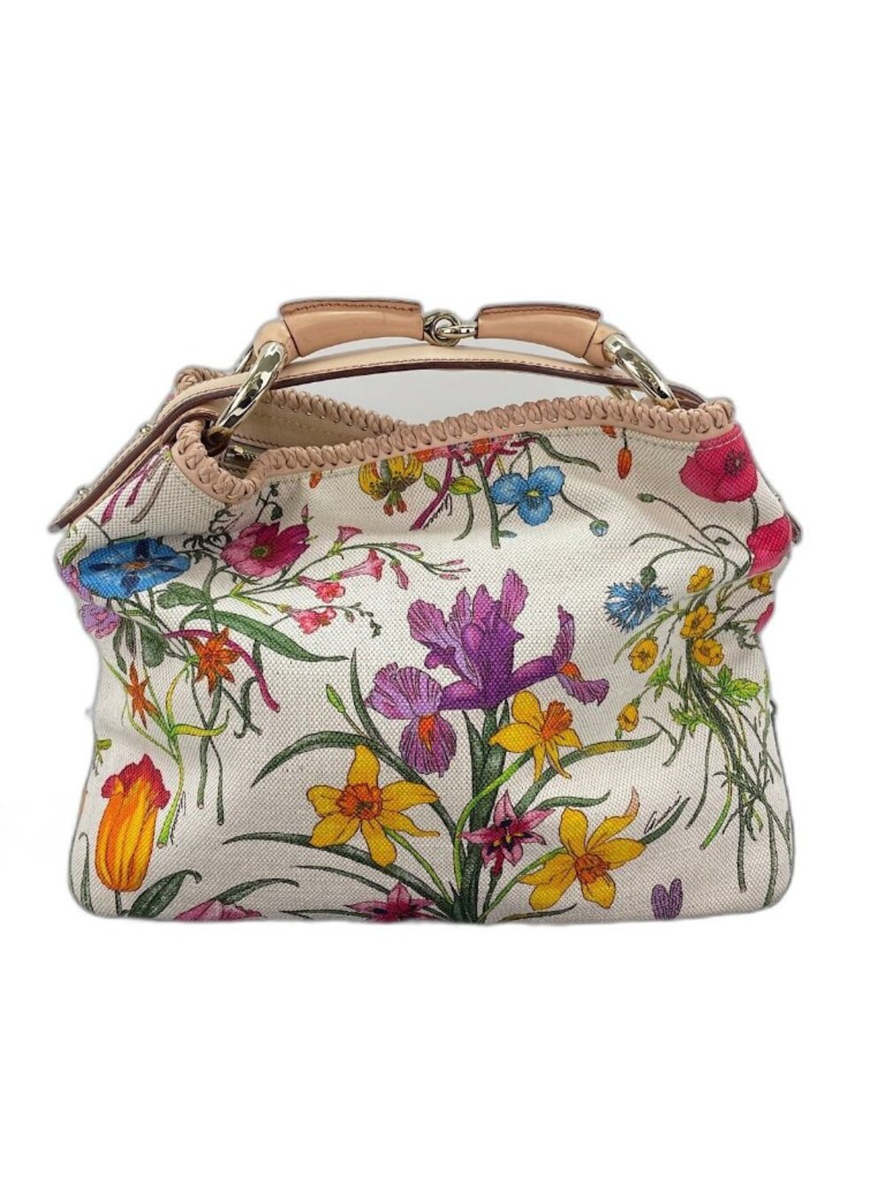 Gucci Handbag Canvas Floral
